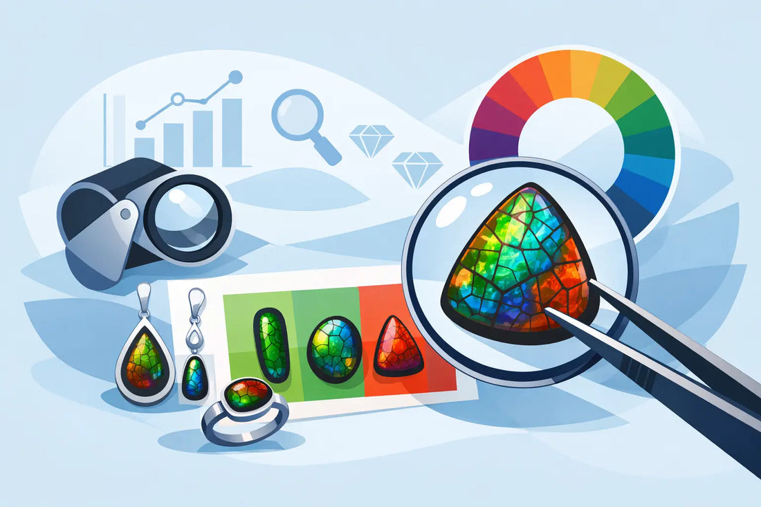 Ammolite Color Grading Guide for Jewelry Buyers
