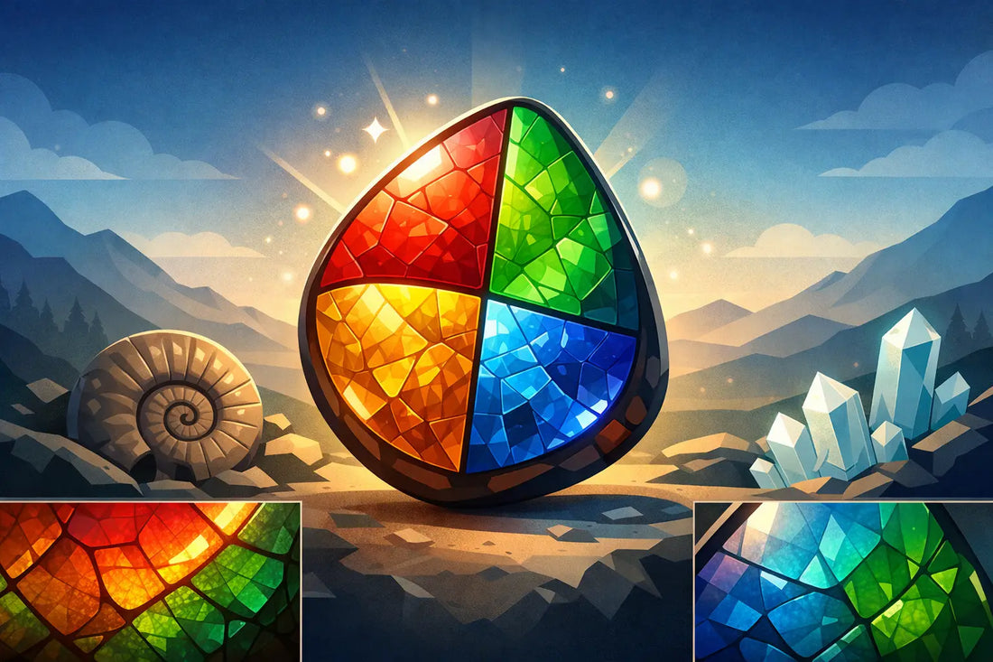 Four Color Ammolite Meaning and Why It’s Rare