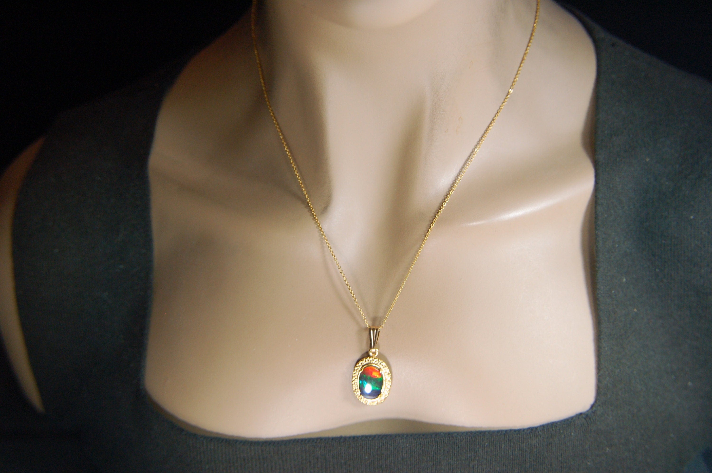 Ammolite.Gorgeous Alberta Ammolite Pendant in 14k Gold filled.The perfect birthday/anniversary gift for her.010424