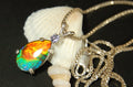 Gorgeous Ammolite Pendant - Unique Jewelry Gift for Her.Quality Ammolite Jewelry from Alberta Canada.#060112