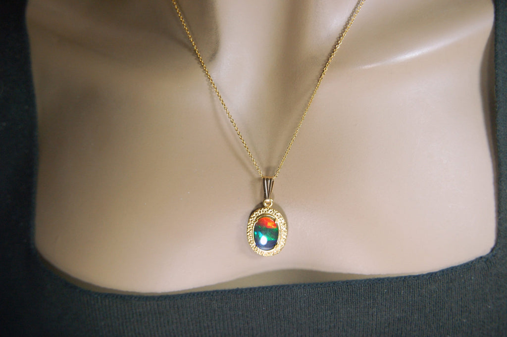 Ammolite.Gorgeous Alberta Ammolite Pendant in 14k Gold filled.The perfect birthday/anniversary gift for her.010424