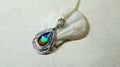 Ammolite Pendant.Anniversary or birthday gift idea for wife.082819