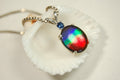 Ammolite Pendant Jewelry.Free shipping.No US customs charges as complies with CUSMA rules.#071623