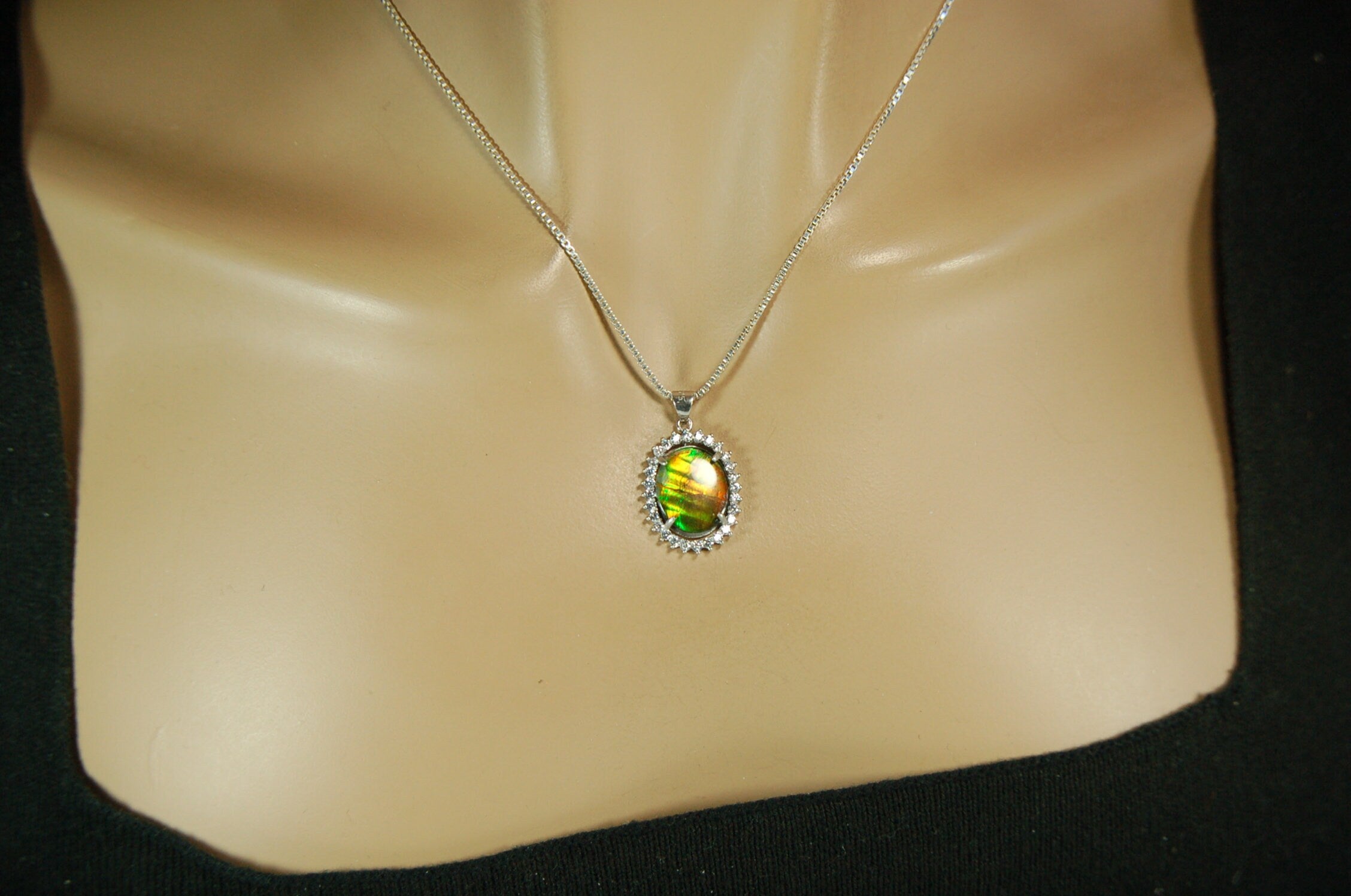 Ammolite.RARE Tiger Stripe Ammolite Pendant.Add some drama to your jewelry!Gift for wife?122711