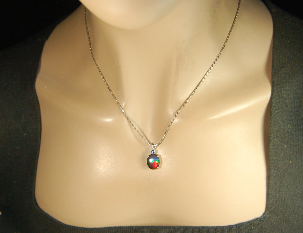 Ammolite Pendant Jewelry.Free shipping.No US customs charges as complies with CUSMA rules.#071623