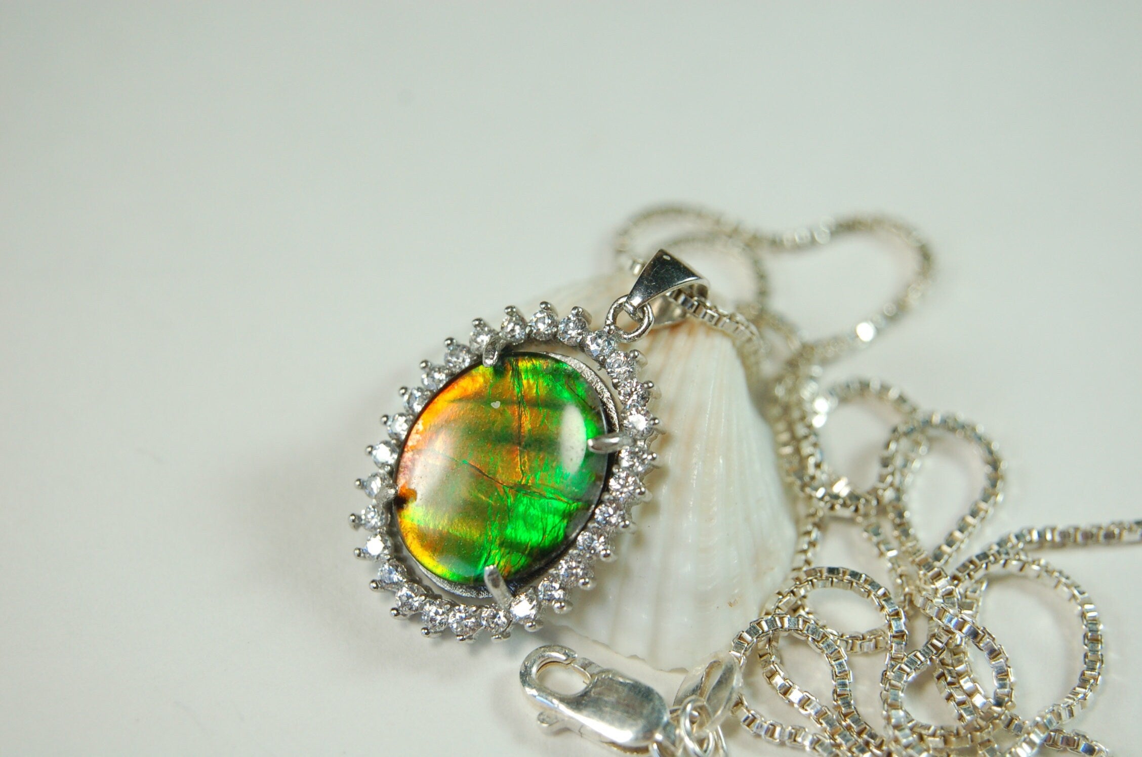 Ammolite.RARE Tiger Stripe Ammolite Pendant.Add some drama to your jewelry!Gift for wife?122711